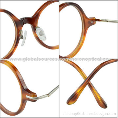 Round Eyelgasses with Thin Metalic, Meet FDA, CE and Drop Ball Test